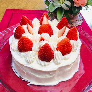 ホワイトデーに♡苺のショートケーキ♡